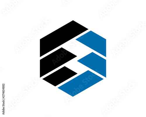 EE EF FE modern logo template