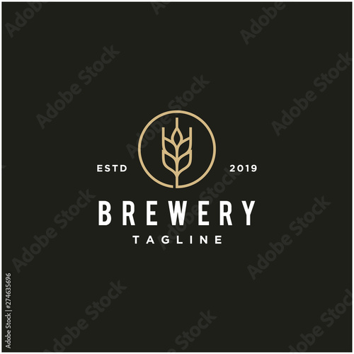 brewery logo / craft beer vector icon logo design