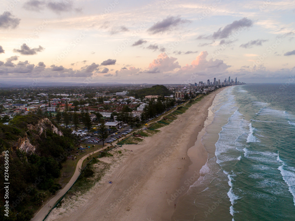Aerial Beach Coastline Australia