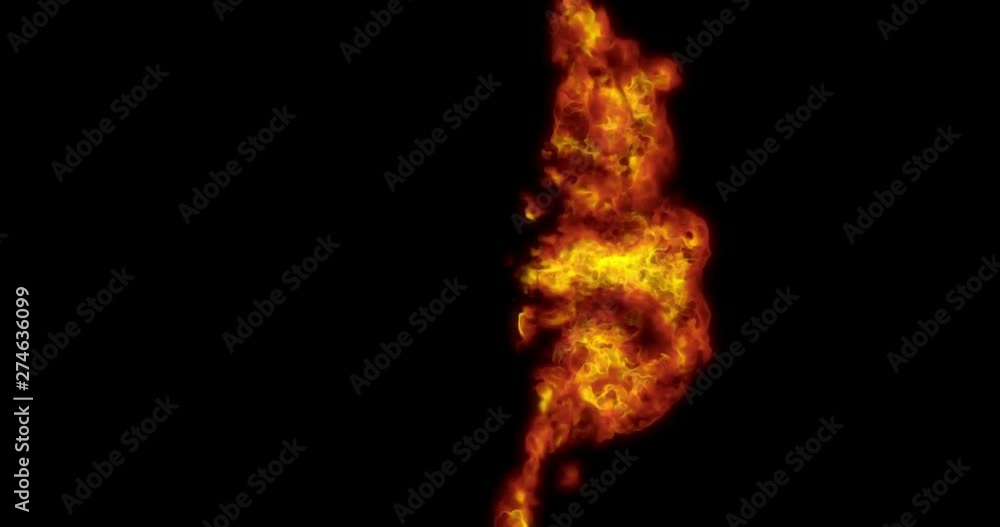 Fire explosion transition from left to right with alpha mask, version 1 Fire explosion transition from left to right with alpha mask, version 1