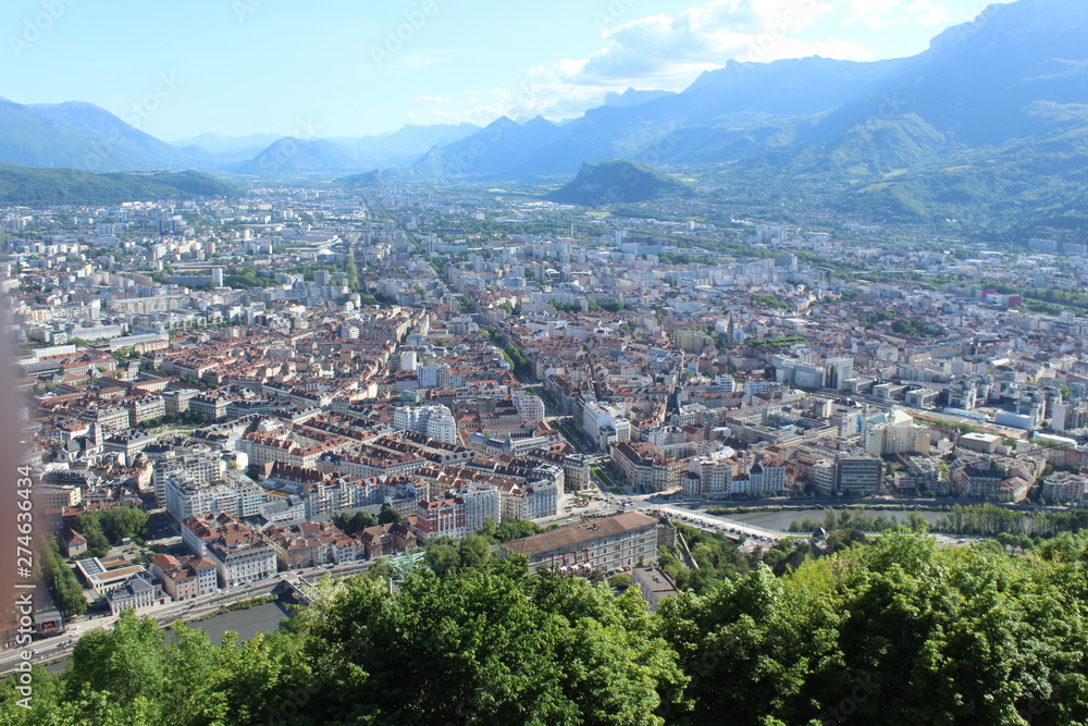 Le belvédère de Grenoble
