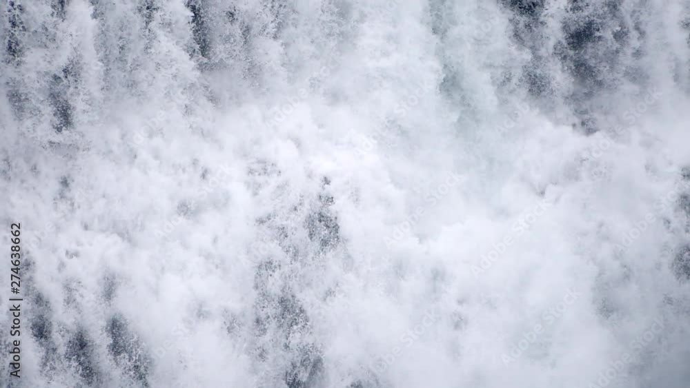Waterfall close up slow motion background, Skogafoss Iceland. Abstract water background. Shot of real water texture for compositing, motion graphics, or background. Waterfall close up slow motion background, Skogafoss Iceland. Abstract water background. Shot of real water texture for compositing, motion graphics, or background.
