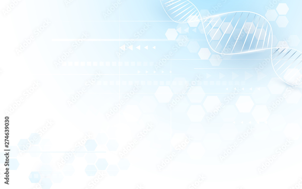 © pickup - Abstract blue and white technology digital hi tech. Futuristic design. Science and medicine background