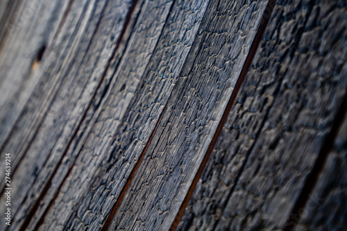 Charred Inside of Bourbon Barrel