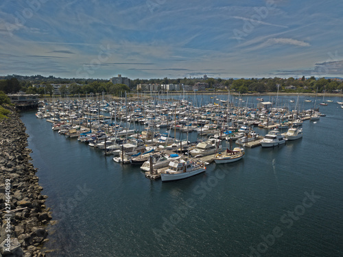 Oak bay marina docked boats © Finn