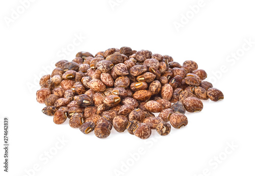 Nuts seed isolated on white background