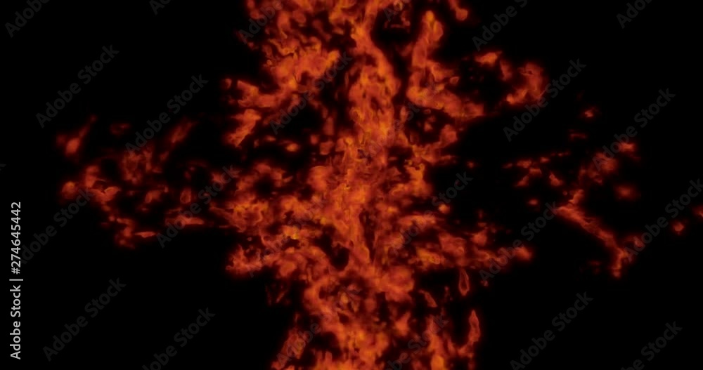 Fire title explosion transition from right and left with alpha mask Fire title explosion transition from right and left with alpha mask