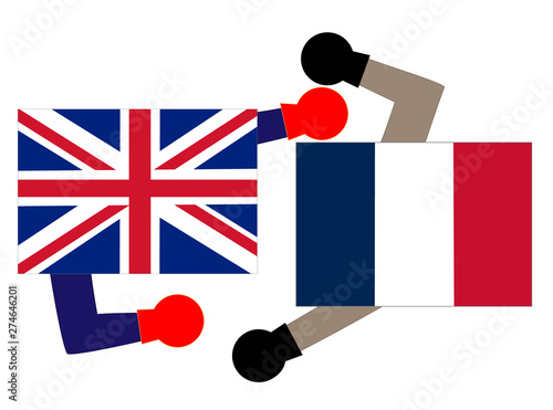 国と国との外交の状態を表している。