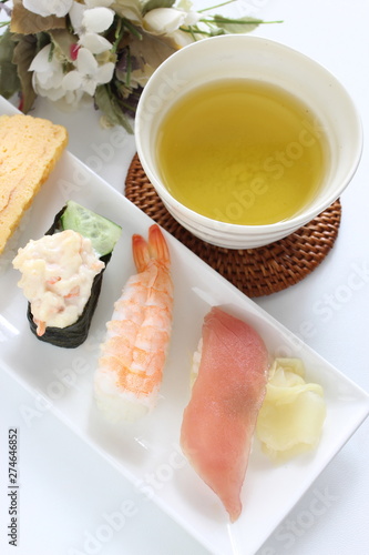 Japanese food, assorted gourmet sushi