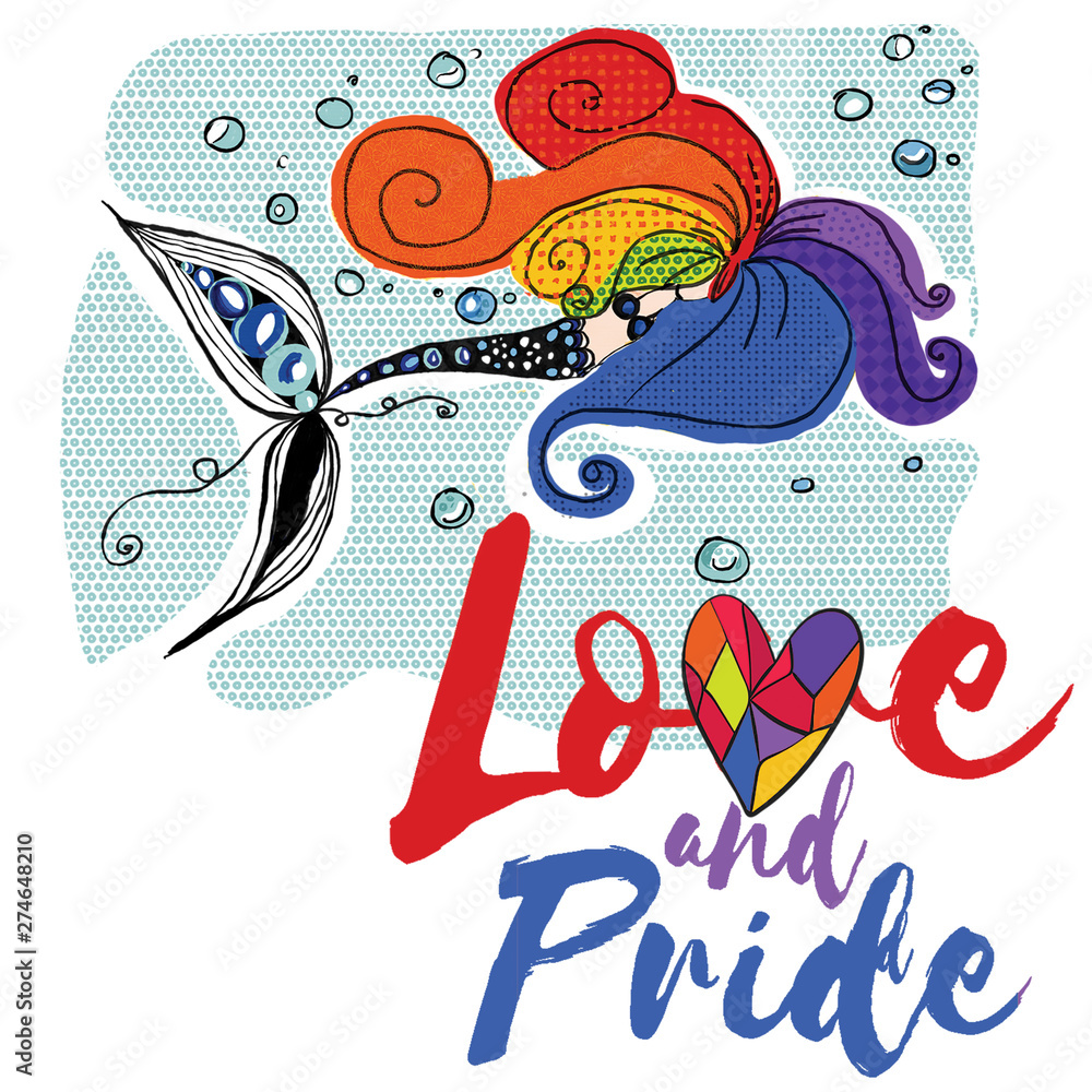 Fototapeta premium Love and Pride