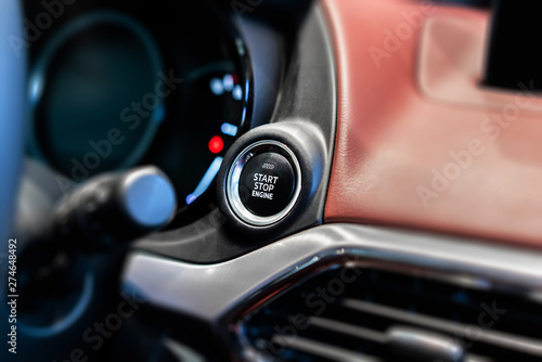 modern car start stop button © voyata