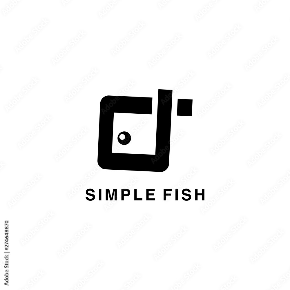 simple fish logo design simple fish logo design
