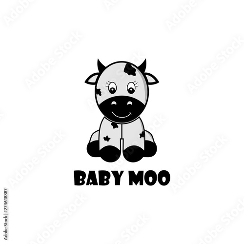 baby moo logo design