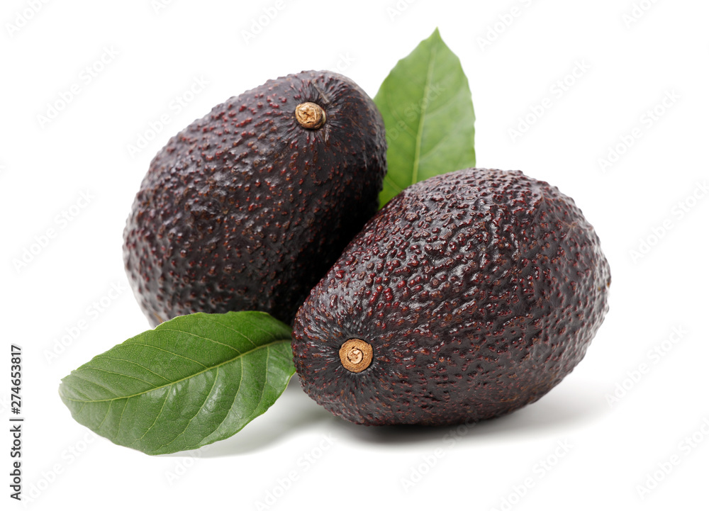 Avocado on a white background Avocado on a white background