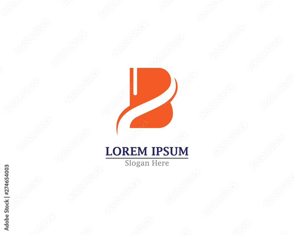 B letter logo Creative template vector illustration design B letter logo Creative template vector illustration design
