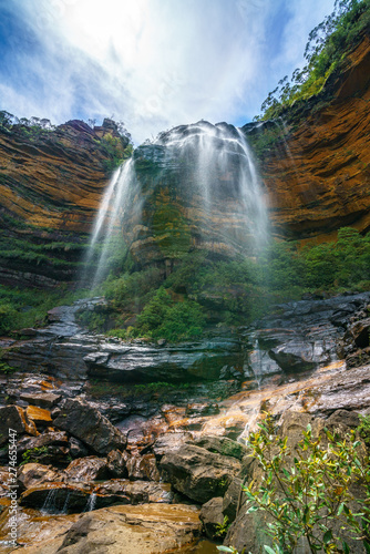 beautiful waterfalls  wentworth falls  blue mountains  australia 25