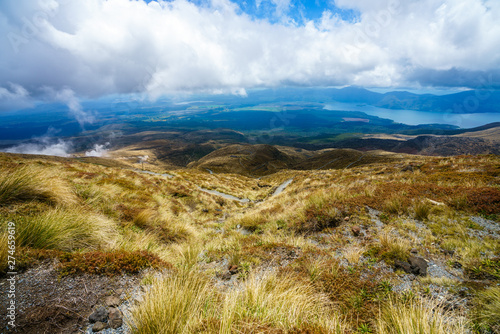 tongariro alpine crossing,smoke on volcano,new zealand 5