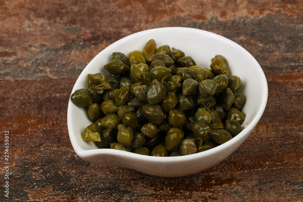 Capers in the bowl Capers in the bowl