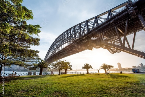 Sydney Harbour and Bridge Long Exposure Sunset