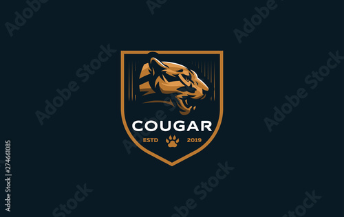 The image of a cougar or panther.