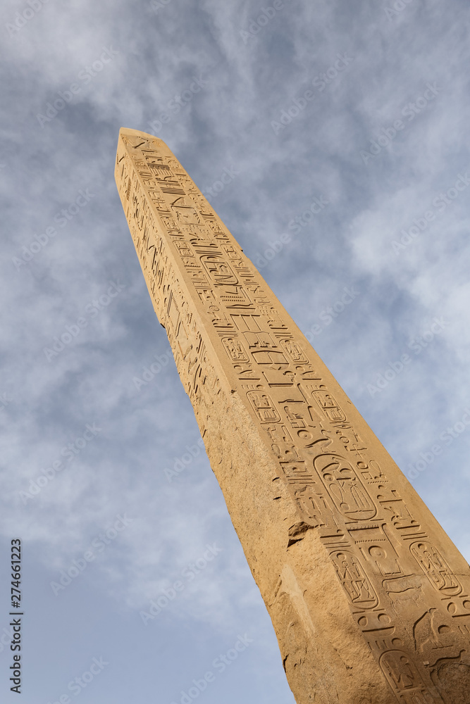 Obelisk in Karnak Temple, Luxor, Egypt