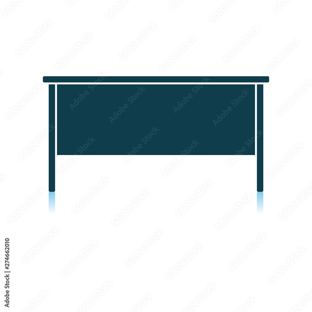 Obraz premium Office Table Icon