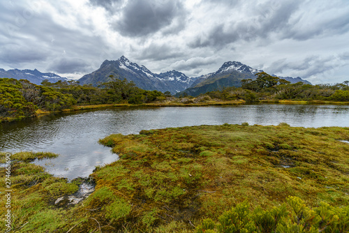 lakes on key summit track, southern alps, new zealand 8