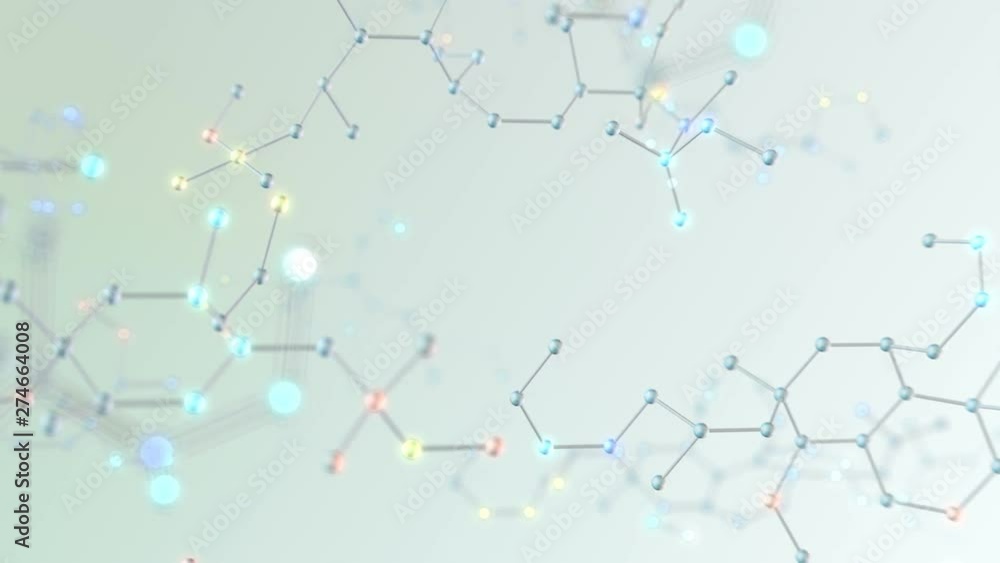 Molecular structure abstract background