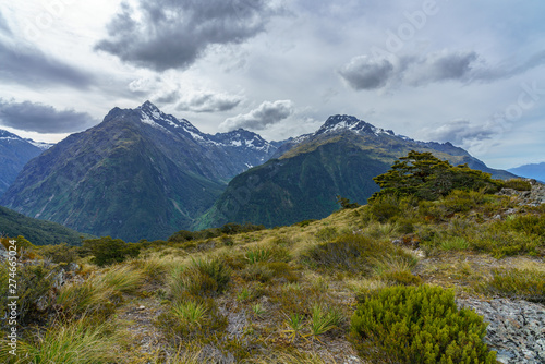 hiking the key summit track  southern alps  new zealand 19