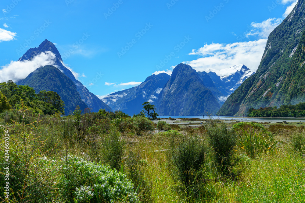 mountains in the clouds, milford sound, fiordland, new zealand 27