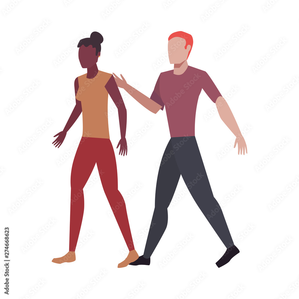 man and woman characters avatars man and woman characters avatars