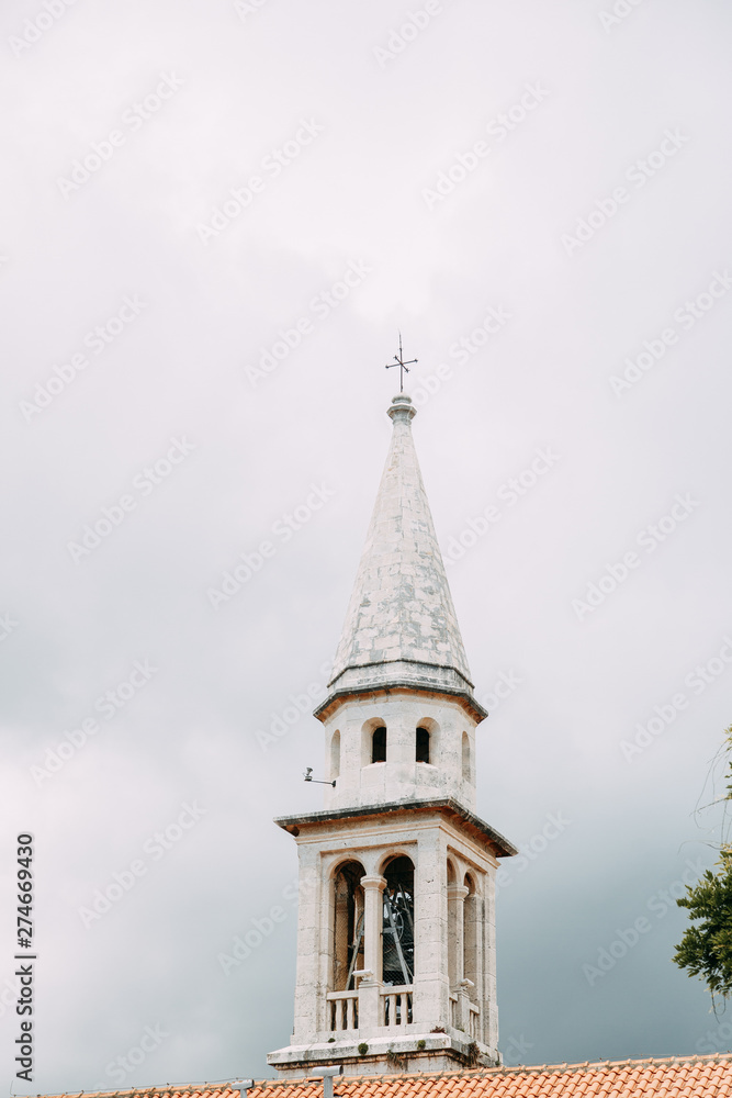 Tourist places and symbols of the coast. Streets of the old town of Budva, Montenegro. Tourist places and symbols of the coast. Streets of the old town of Budva, Montenegro.