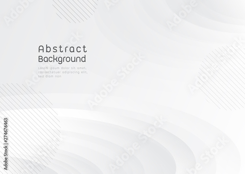 Abstract grey background, vector illustration. Modern gradient white grey color template.