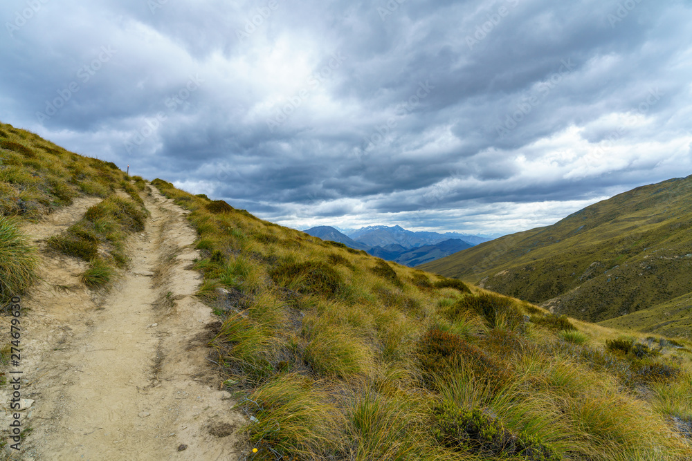 hiking the ben lomond track in the mountains at queenstown, otago, new zealand 5