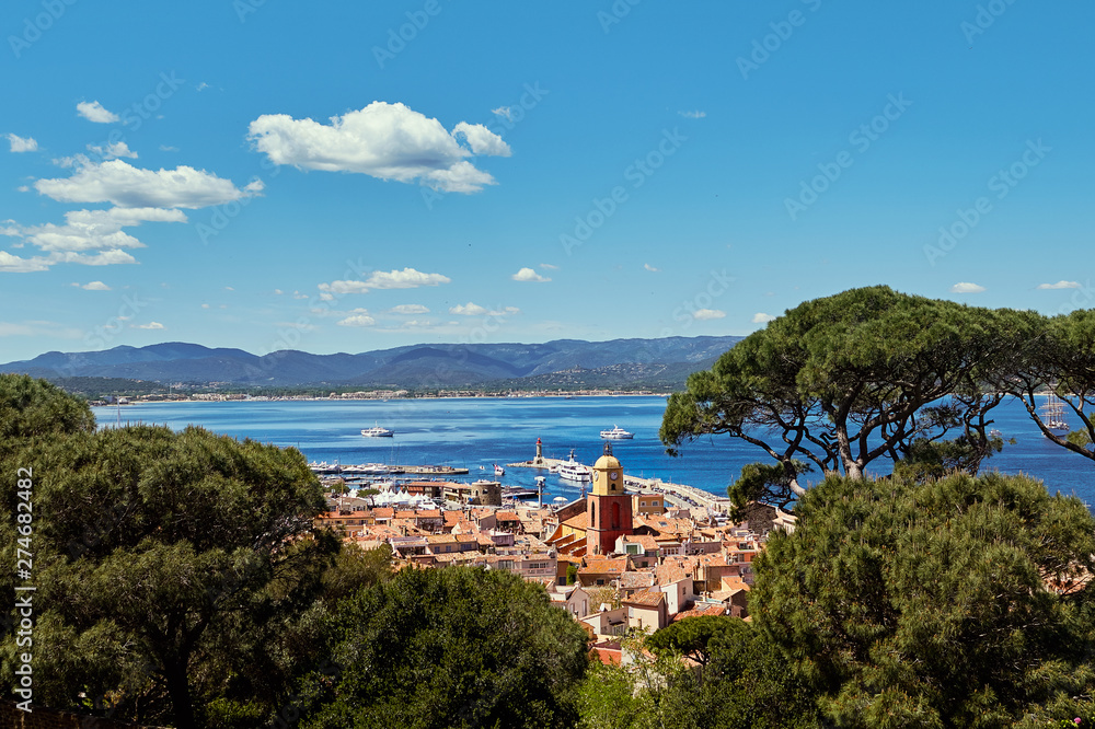 France, view of St Tropez