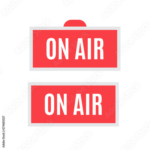Live Streaming icon. Air live sign. Live Streaming icon vector