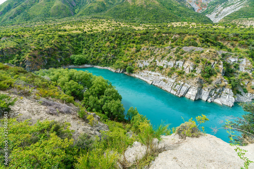 steep coast in deep canyon of kawarau river, otago, new zealand 9 © Christian B.