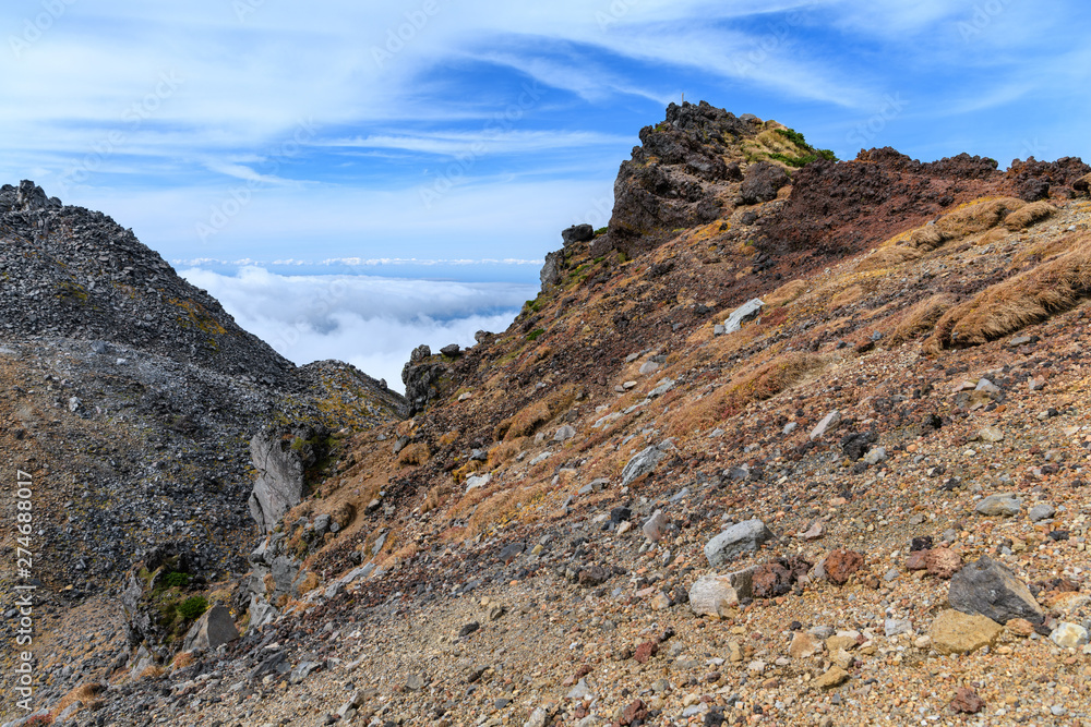 七高山の山頂 七高山の山頂