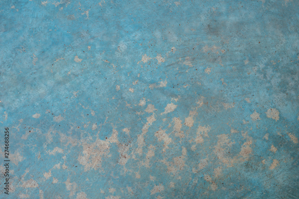 concrete blue wall texture and background with copy space