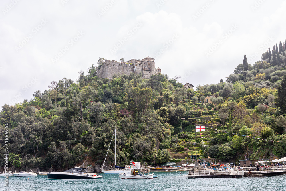 View to Portofino from the sea