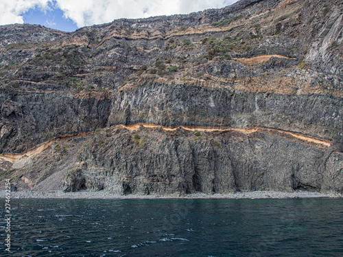 Volcanic rock and sea. Pantelleria  Sicily  Italy