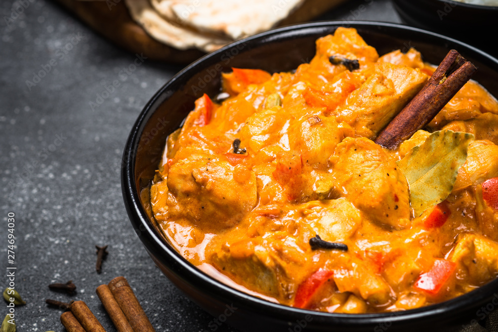 Chicken tikka masala with rice. Chicken tikka masala with rice.
