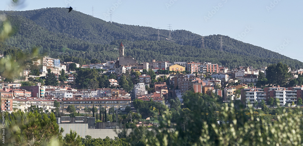 View of Gelida , Catalonia, Spain