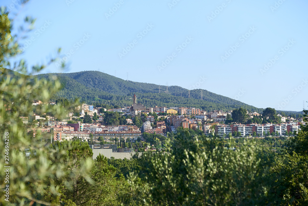 View of Gelida , Catalonia, Spain