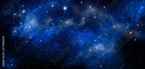 deep space, abstract blue background © nj_musik