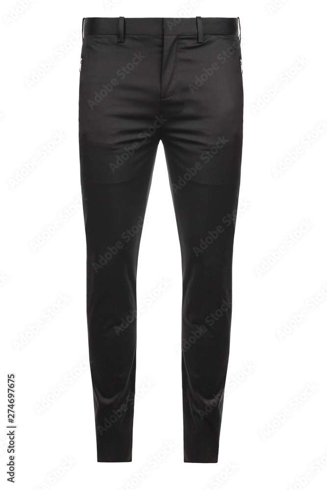 Front views of black trousers Front views of black trousers