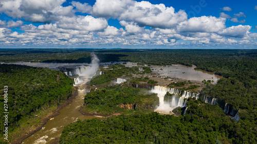 Argentina - Iguazu - Waterfalls - Aerial View