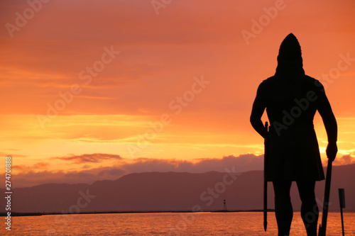 Canvas Print Mittsommer in Trondheim