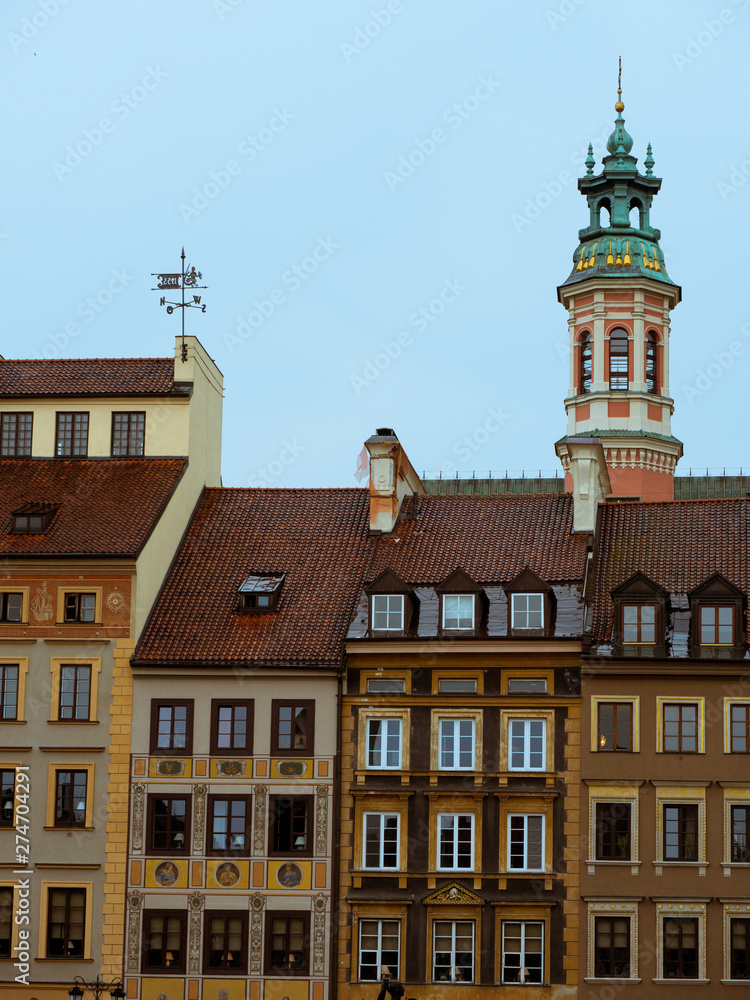 old building in warsaw poland