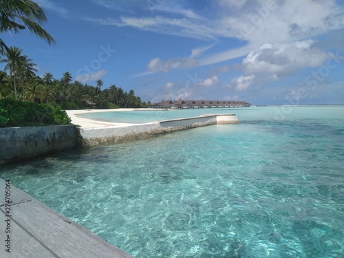 tropical beach in maldives